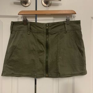 Free People Sage Denim Skirt